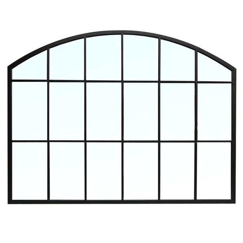 French Country Mantle Arch Grid Mirror image number 0